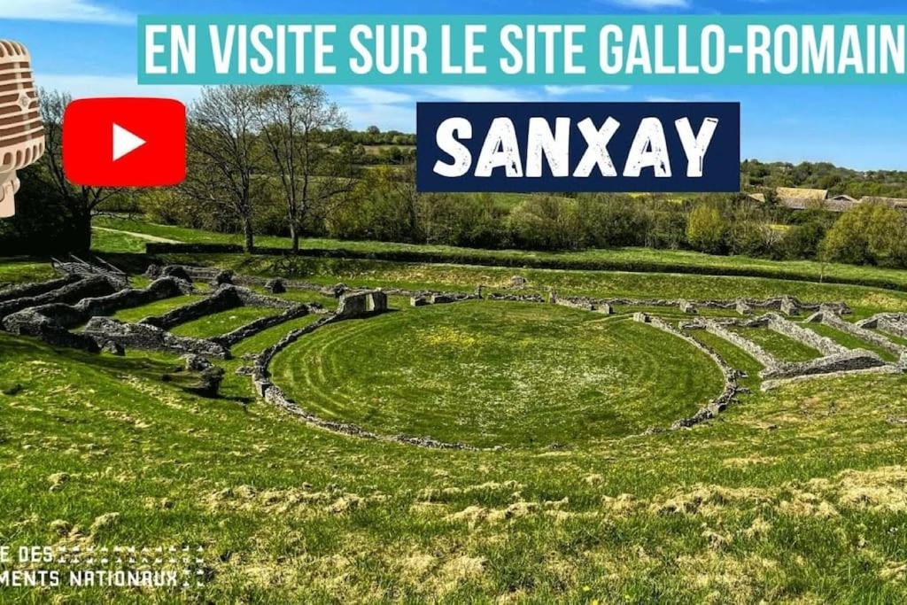 Gite Bin Benaise Draps Et Serviettes Compris Pamproux Exterior foto